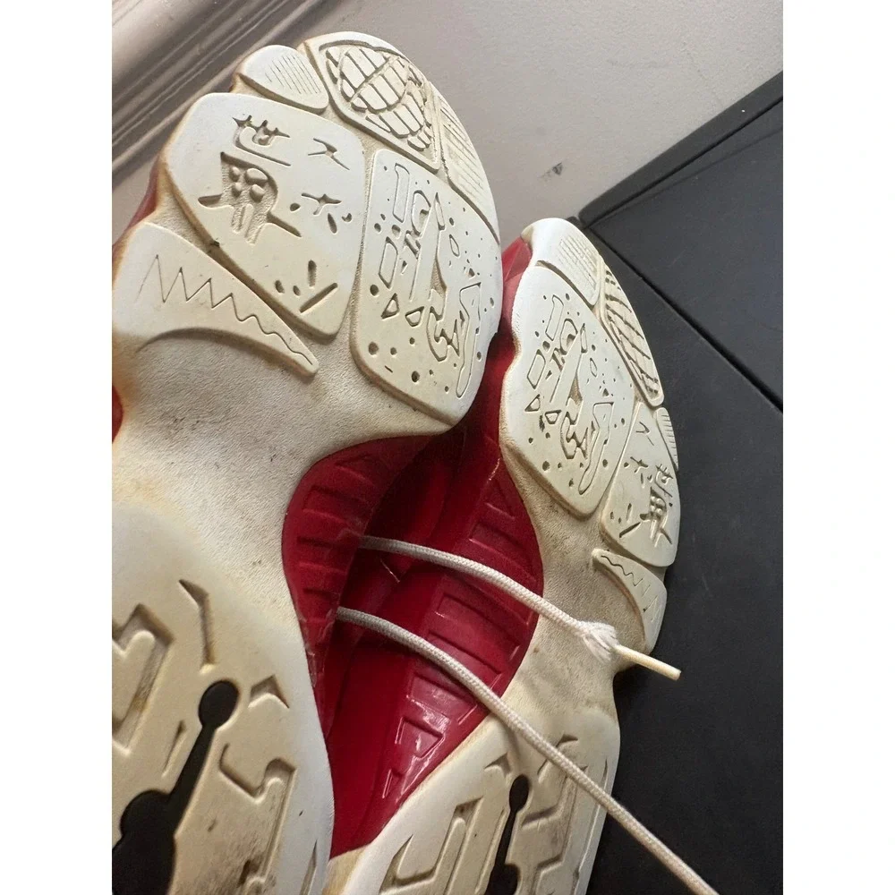 Air Jordan 9 Retro Gym Red White Patent Leather Sneakers 302370-160